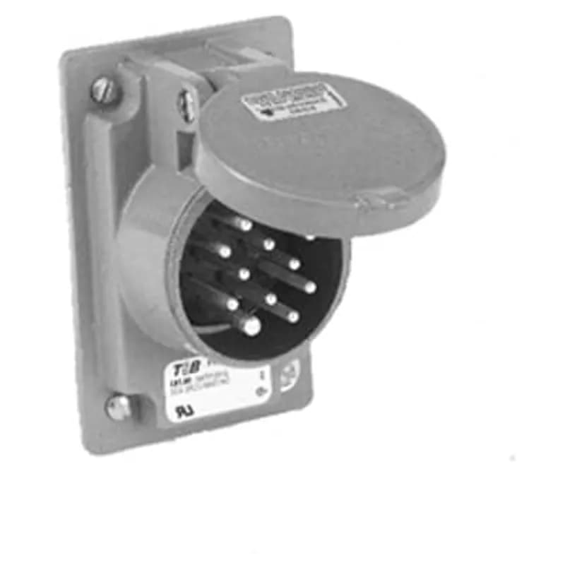 Multi-pin Reverse Service Male Receptacle, 11 Pole 12 Wire, Type SK