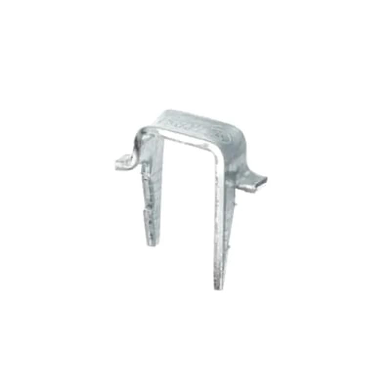 ABB - Installation Products S-1-SP - Cable staple made of galvanized steel. Height 0.25 inch, width 0.48 inch. Suggested application NMD90 (Loomex) 14/2-12/2. Bucket of 1500 units.
