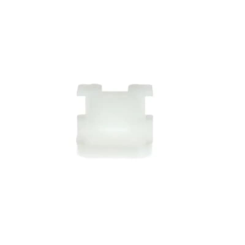 Right-Angle Bundle Support, Natural Nylon 6.6 for Temperatures up to 85 Degrees Celsius (185 F), Length of 25.4mm (1.0 Inches), Width of 19.1mm (0.75 Inches), Height of 25.4mm (1.0 Inches), Two Screw Mounting Method, #4 Screw, Mounting Hole Size of 3.3mm (0.130 Inches)