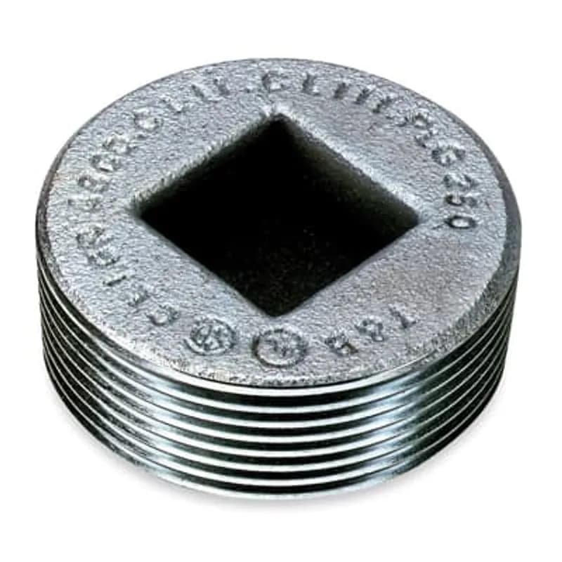 ABB - Installation Products PLG10-TB - Recessed Plugs, Gray Iron, Threads (NPT) 4 Inch with Flush Head for Hazardous and Non Hazardous Locations
