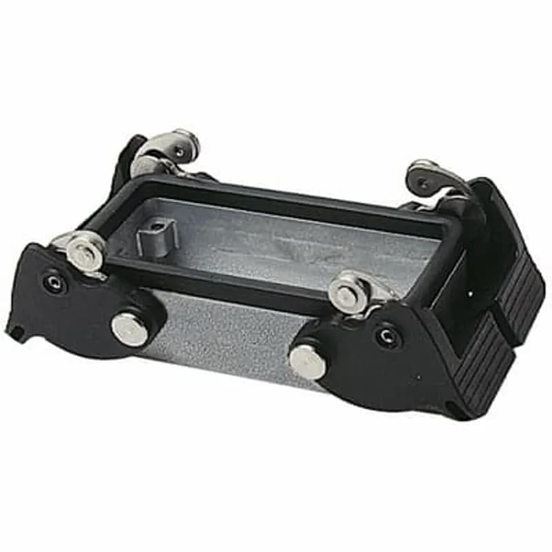 Pos-E-Kon Connector, Base Panel Mount, For 24 pole socket with end locking levers.
