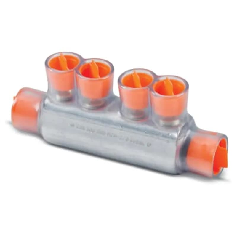 ABB - Installation Products CSR 500 - Aluminum Multi-Tap Encapsulated Splice One-Way Configuration - 2 Outlets, Wire Range 2/0-500, Screw Size 3/8 Hex