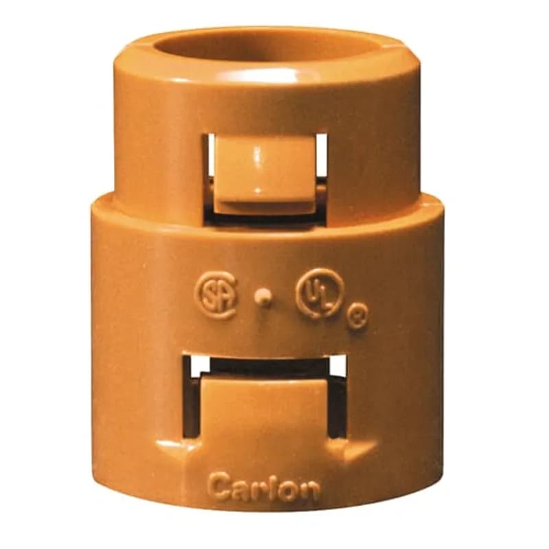 ABB - Installation Products SCA253F - Snap-In Adapter, Size 1 Inch, Length 1.66 Inches, Material PVDF, Color Orange, Pack of 20