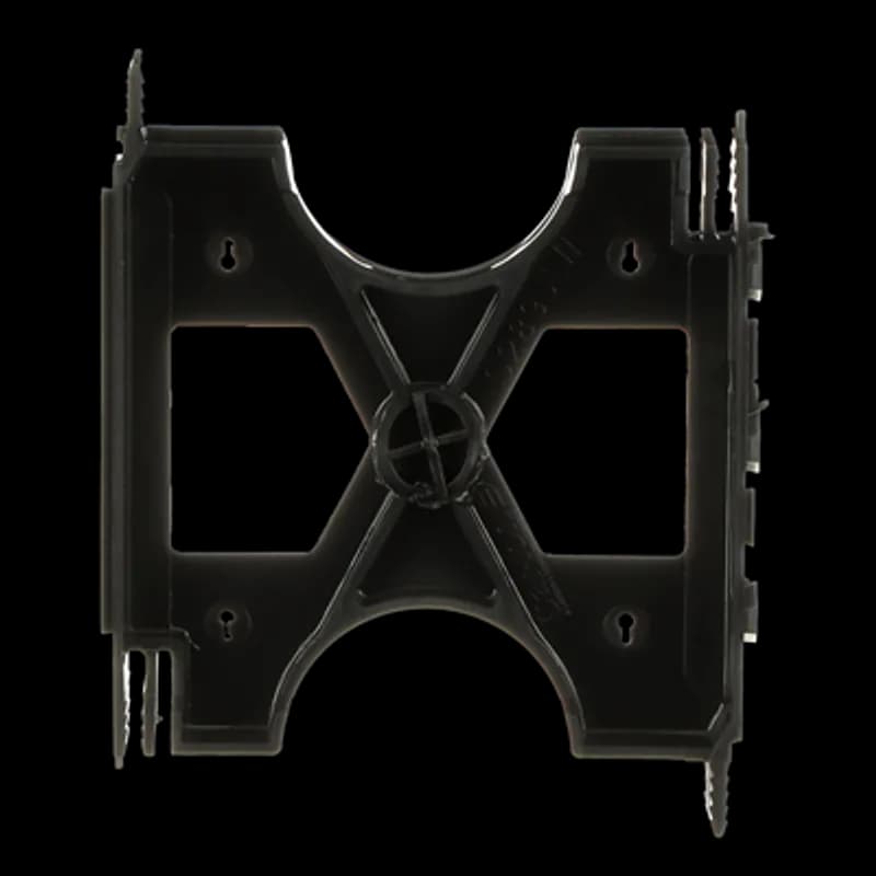2 x 3 Inches Duct Spacer, High Impact Polystyrene Snap-Loc Base Spacer For Use With Nonmetallic Ducts