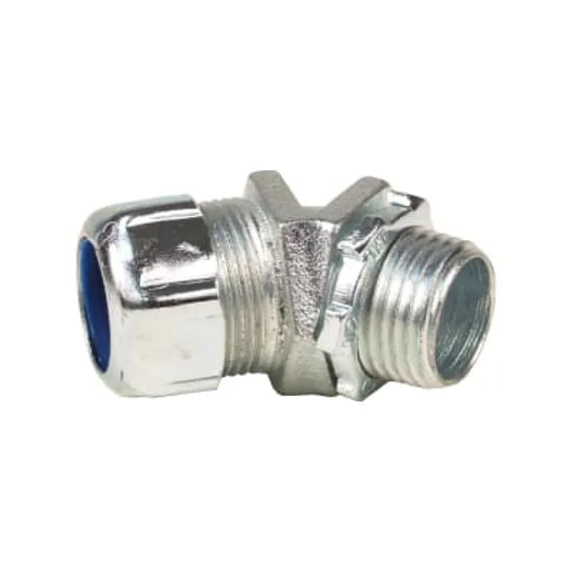 ABB - Installation Products 5248 - Liquidtight Conduit Fitting, 45 Degree 2-1/2 Inch, Non-Insulated Malleable Iron