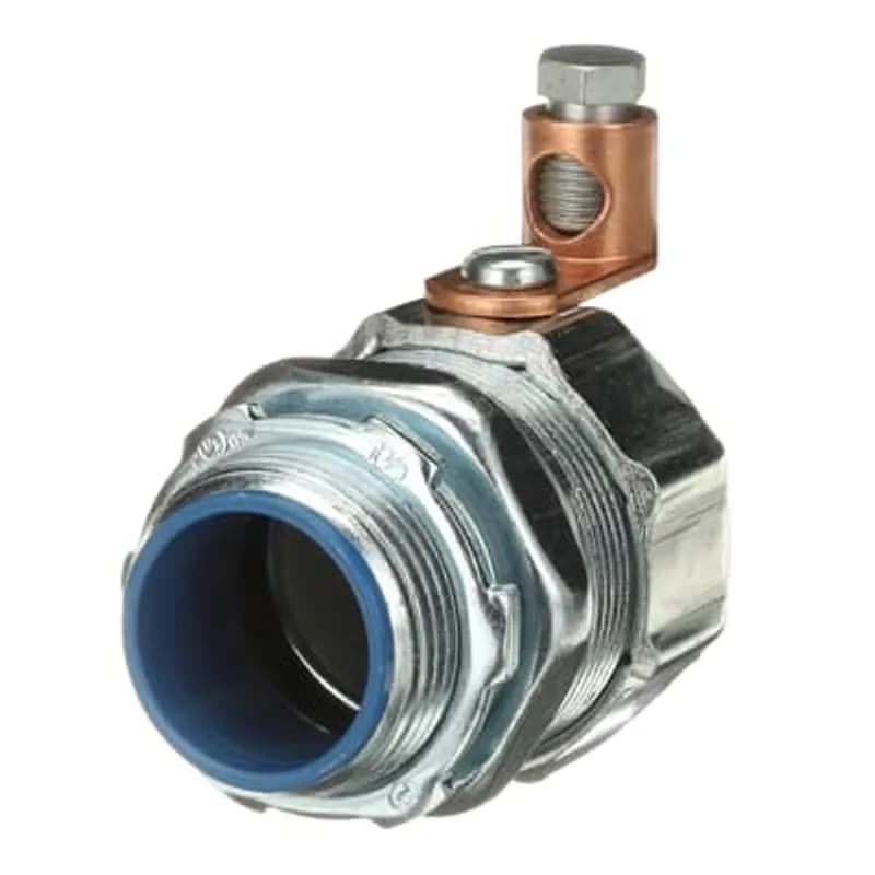 ABB - Installation Products 5335GR - 1-1/4 Inch Steel External Bonding Liquidtight Insulated Connector
