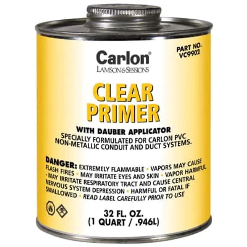 Quart size clear primer with dauber applicator.