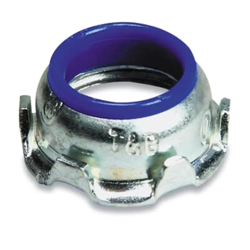 ABB - Installation Products 586AL - 5 Inch Insulated Bushing, Aluminum, Blue Insulating Liner In Throat for Use with Rigid/IMC Conduit