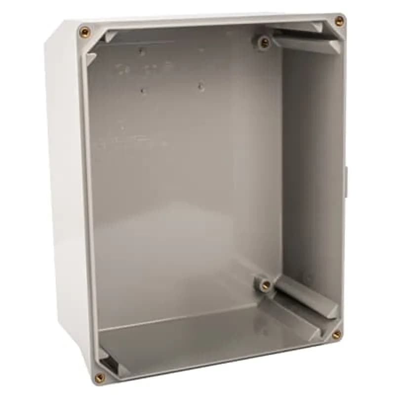 ABB - Installation Products NP1086B - Circuit Safe Polycarbonate NEMA Enclosure, 10 Inches x 8 Inches x 6 Inches