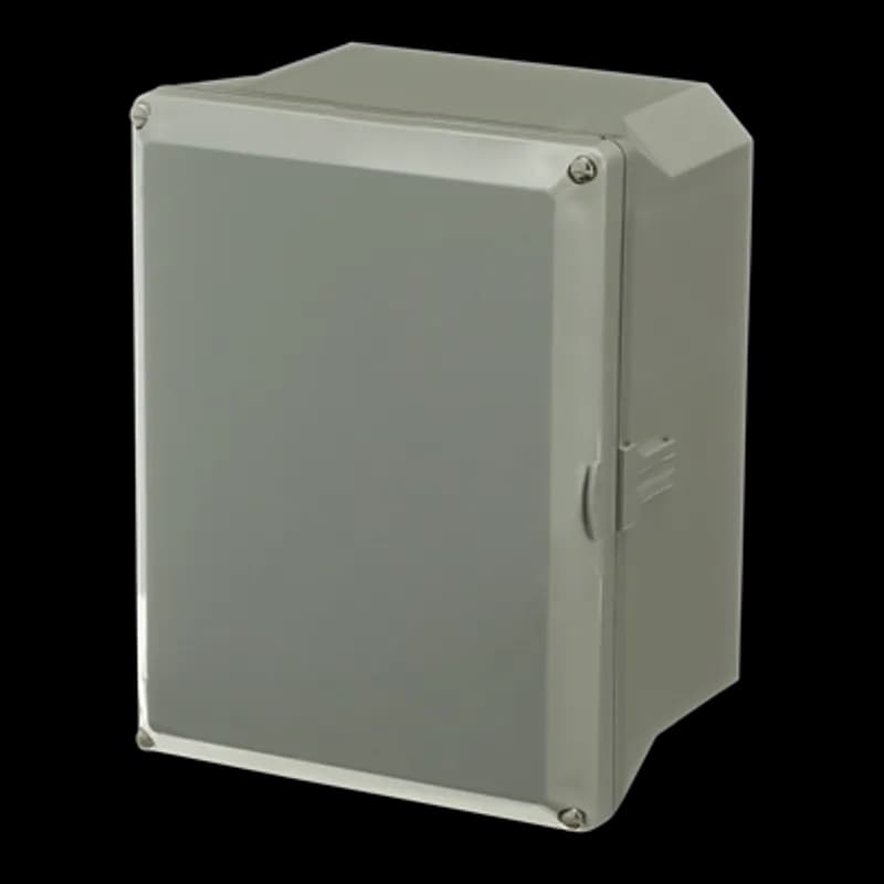Circuit Safe Polycarbonate NEMA Enclosure Assembly with screw-on opaque cover, 8 Inches x 6 Inches x 4 Inches