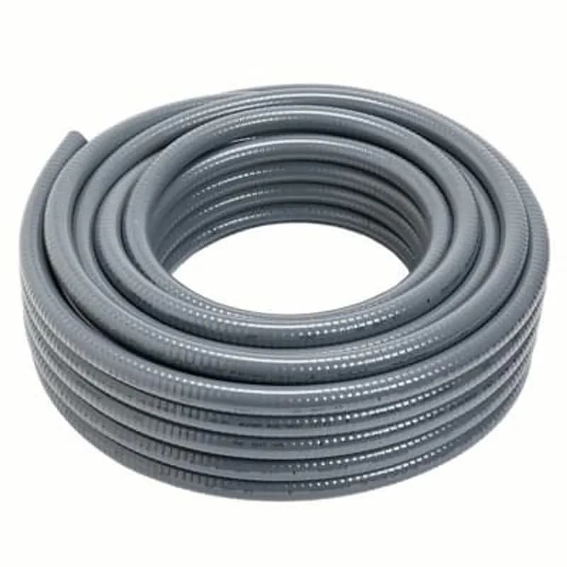 ABB - Installation Products 15005-100 - 1/2 Inch Gray Liquidtight Flexible Non-metallic Conduit, 100 Foot Coil
