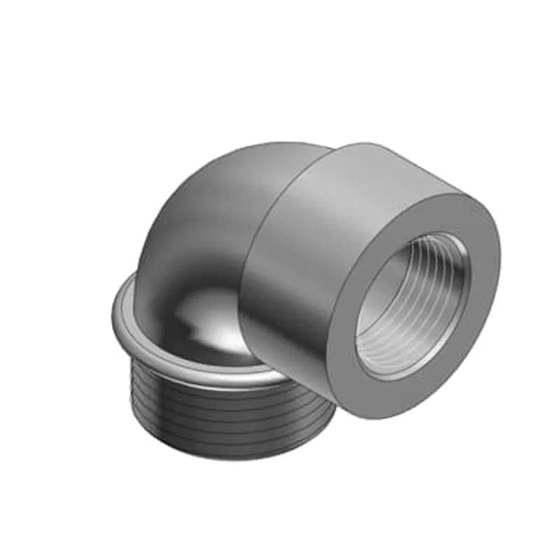 ABB - Installation Products 040-4250 - 1/2 Inch Short Elbow, Malleable Iron with Dura-Plate Corrosion Resistance, for Use with Rigid/IMC Conduit