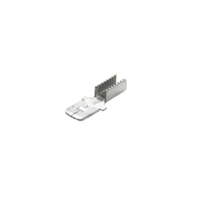 ABB - Installation Products 22LM06 - Insulation Piercing Magnet Wire Male Disconnect, Length .91 Inches, Width .25 Inches, Length of Teeth .45 Inches, Width of Teeth .25 Inches, Tab Size .250 x .032, Wire Range #16 AWG - #12 AWG 2,580 Circular Mil Area - 12,330 Circular Mil Area, Copper Alloy, Tin Plated