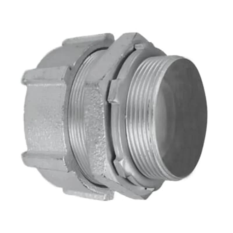 ABB - Installation Products HC 403 - 1 Inch, Compression Connector, Malleable Iron-Zinc Plated, For Use with Rigid Conduit