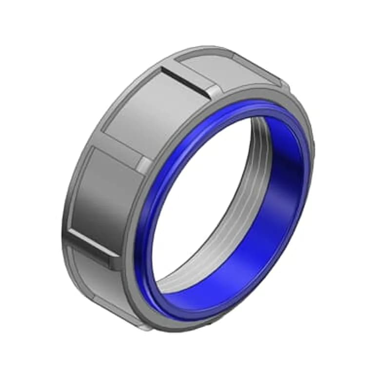 ABB - Installation Products 1230 - 3-1/2 Inch Insulated Bushing, Malleable Iron, Blue Insulating Liner In Throat for Use with Rigid/IMC Conduit