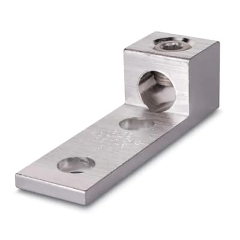 ABB - Installation Products ADR35-12 - Type ADR-ALCUL Single-Conductor, Two-Hole Mount for Conductor Range Max 350 kcmil, Min 6 Str, 1/2 Inch Bolt Hole, NEMA Spacing 1-3/4 Inch Centers, Length 4-1/4 Inch, Tin Plated