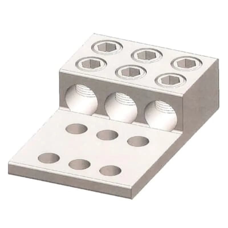 ABB - Installation Products ADR80-32 - Type ADR-ALCUL Three-Conductor, Two-Hole Mount for Conductor Range Max 800 kcmil, Min 300 kcmil