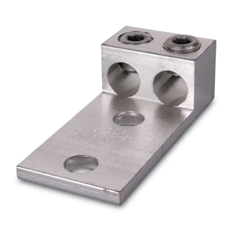 ABB - Installation Products ADR99-22D - Type ADR-ALCUL Two-Conductor, Two-Hole Mount for Conductor Range Max 1000 kcmil, Min 500 kcmil