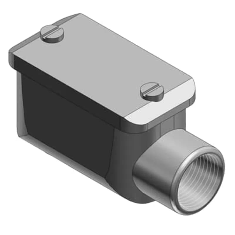 ABB - Installation Products 1492 - 1 Inch Entrance Ells, Aluminum, for Use with Rigid/IMC Conduit