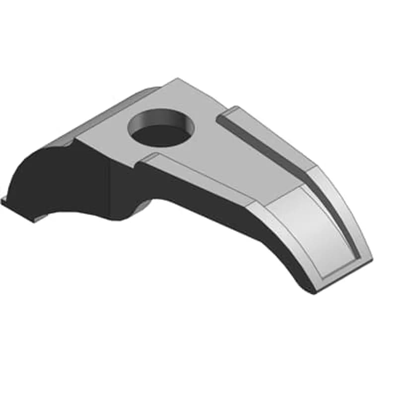ABB - Installation Products 1347 - Cable Strap, Malleable Iron Hot Dipped Galvanized, Wire Size 3 4/0