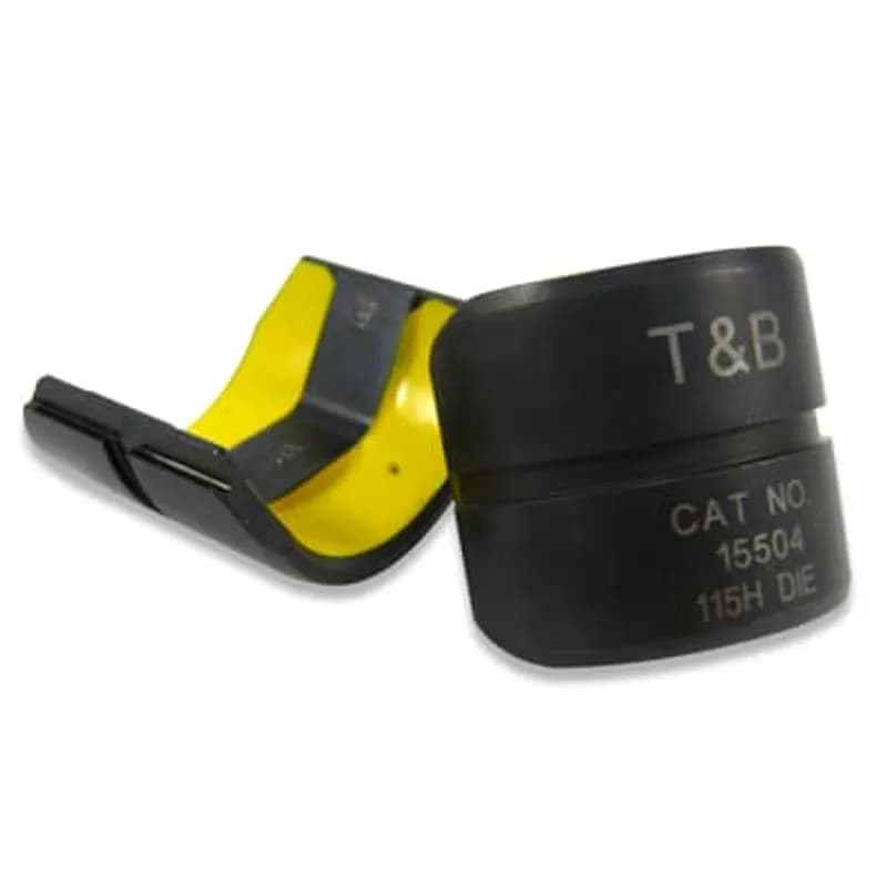 ABB - Installation Products 15510-CK - Die for TBM12PCR-LI, TBM14CR-LI and TBM15CR-LI Tools for 250 kcmil Copper, Die Color Yellow, Die Code 62
