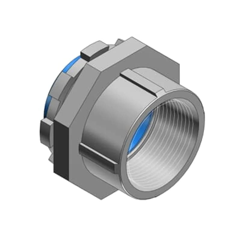 ABB - Installation Products 372AL - 1 Inch Hub Connector, Aluminum, for Use with Rigid/IMC Conduit