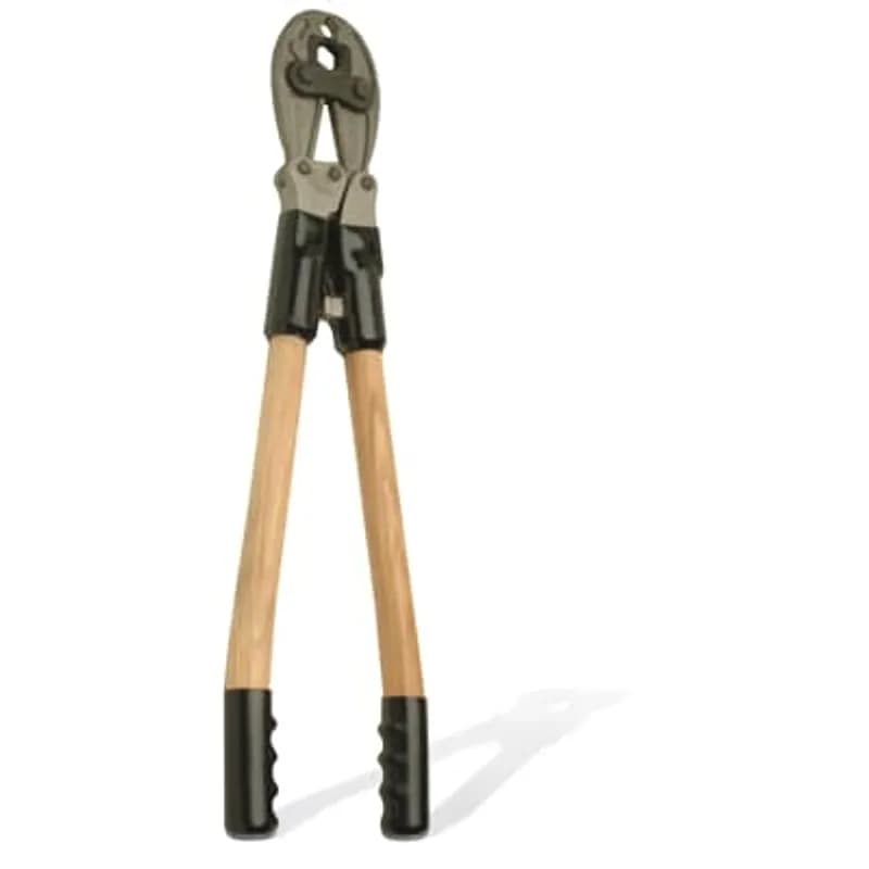ABB - Installation Products OD583 - Manual Compression Tool with Fixed 5/8 inch Die, Curved Wooden Handles