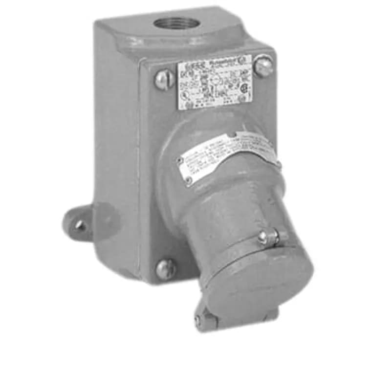Delayed Reaction Angled Surface Mount Receptacle, 60 Amp, 3 Pole 4 Wire, 480V, Ratings Type DA, XP