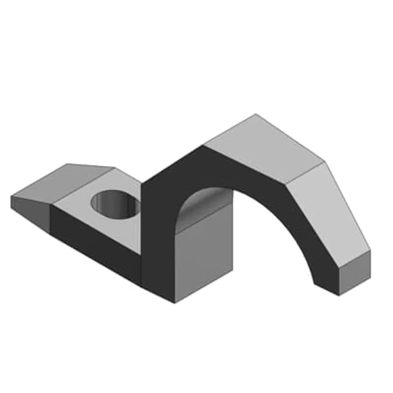 ABB - Installation Products 4176 - 1/2 Inch Pipe Strap, Malleable Iron, 1 Hole for Use with EMT Conduit