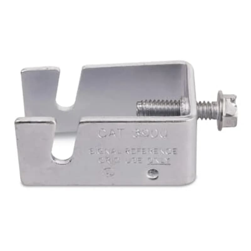 ABB - Installation Products 3900BP - Signal Reference Grid Steel Clamp for Wire Range #8 - #4, For Posts 3/4 inch square and 1 inch Round