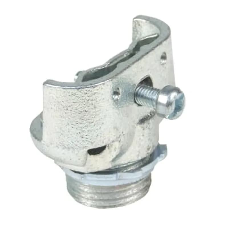 ABB - Installation Products 291-TB - Duplex Clamp Connector, Knockout Size 1/2 Inch, 1-13/32 Inch Long, 1-11/16 Inch Wide, Malleable Iron