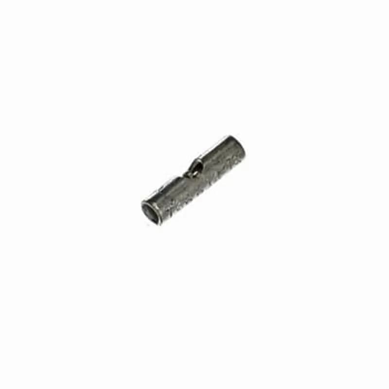 ABB - Installation Products 2B-14 - Non-Insulated Butt Splice, Length 0.63 Inch, Width 0.16 Inch, Wire Range 18-14 AWG, Copper, Tin Plated, 100 Pack