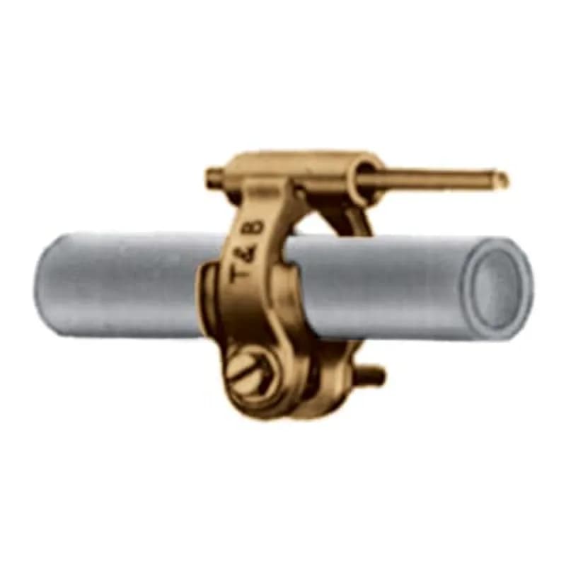 ABB - Installation Products 3840-TB - Waterpipe Ground Clamp for Wire Range 8 - 4, Water Pipe Size 1/2 - 1