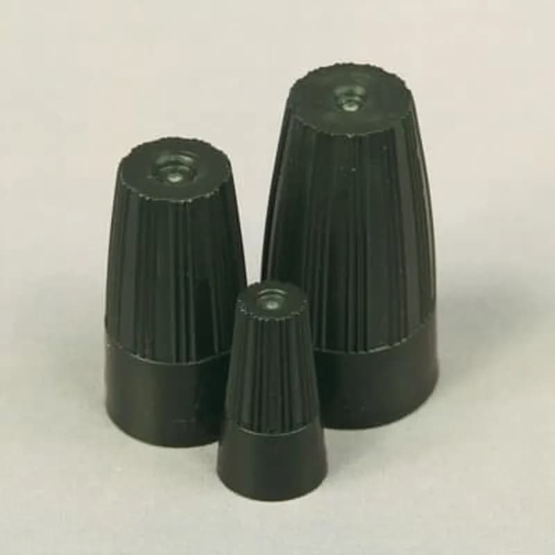 ABB - Installation Products 33BK - Black High Temperature Wire Connector, Wire Range #18-#12, Bulk Pack
