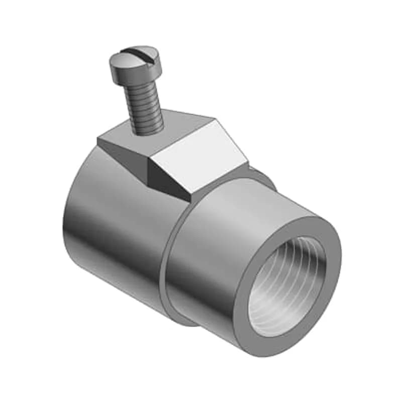 ABB - Installation Products 441 - 3/4 Inch Tite Bite Combination Coupling, Malleable Iron for Use with Armored Cable or Flexible Metal Conduit to Threaded Rigid Conduit