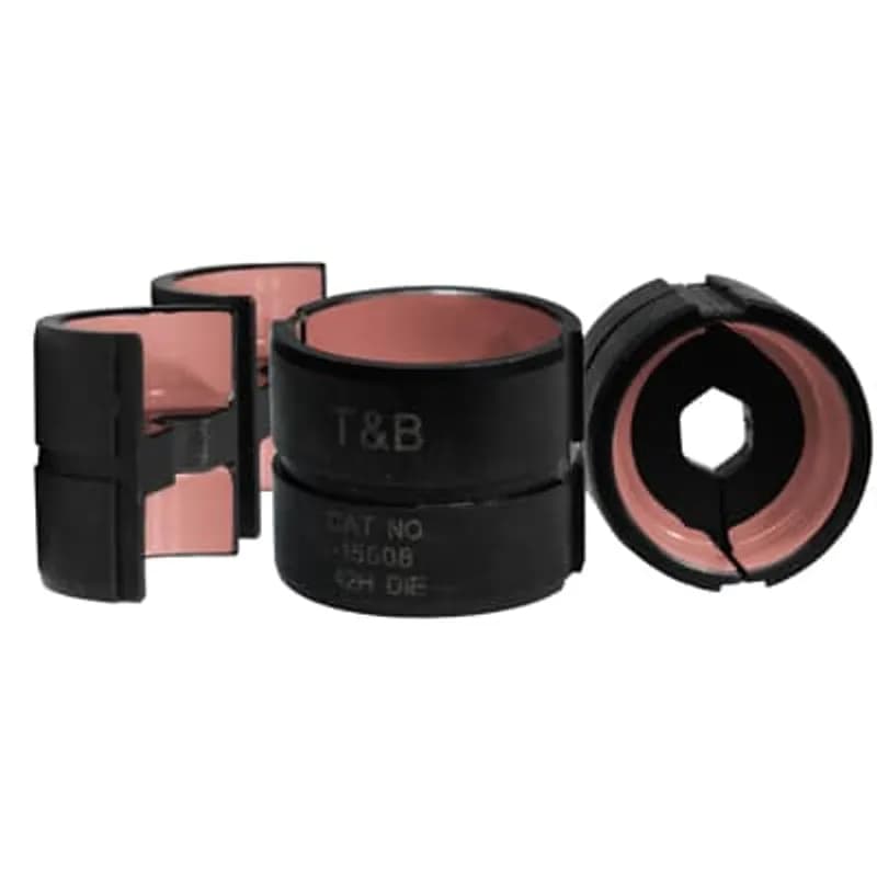 ABB - Installation Products 15CA37RCH - Copper H-Tap Die for TBM15I/BPLT15BSCR- Connector CHT814-10, Color Code Green
