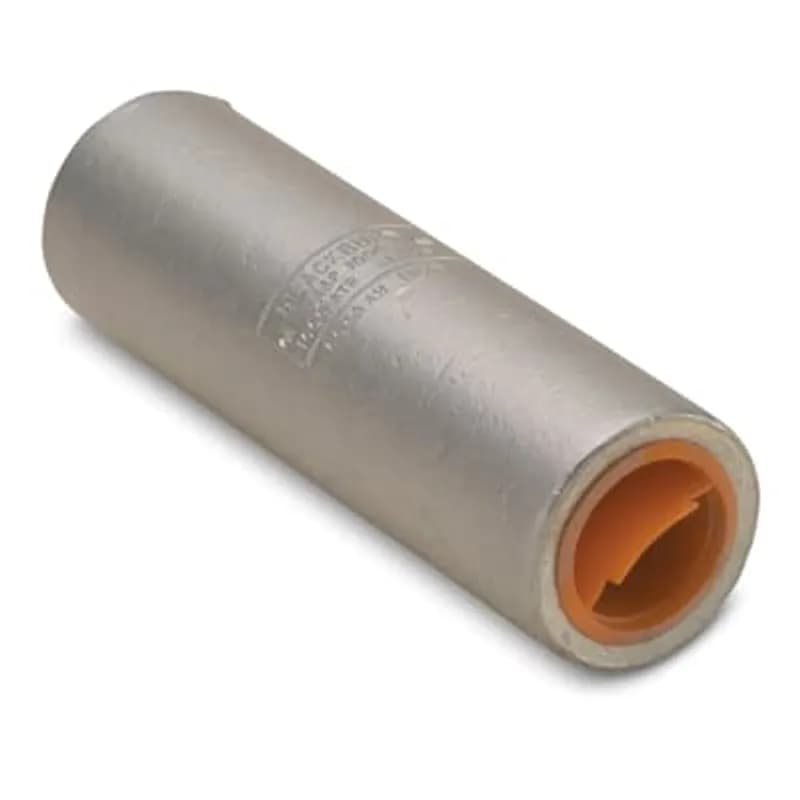 ABB - Installation Products RS4525 - Aluminum 4-1/2 Inch Service Entrance Compression Reducing Splice for Wire Range - End A: 500-450 kcmil, End B: 300-250 kcmil, HYD Die: B20AH, 318, 1-5/16 Dual Rated for Aluminum and Copper Conductors.