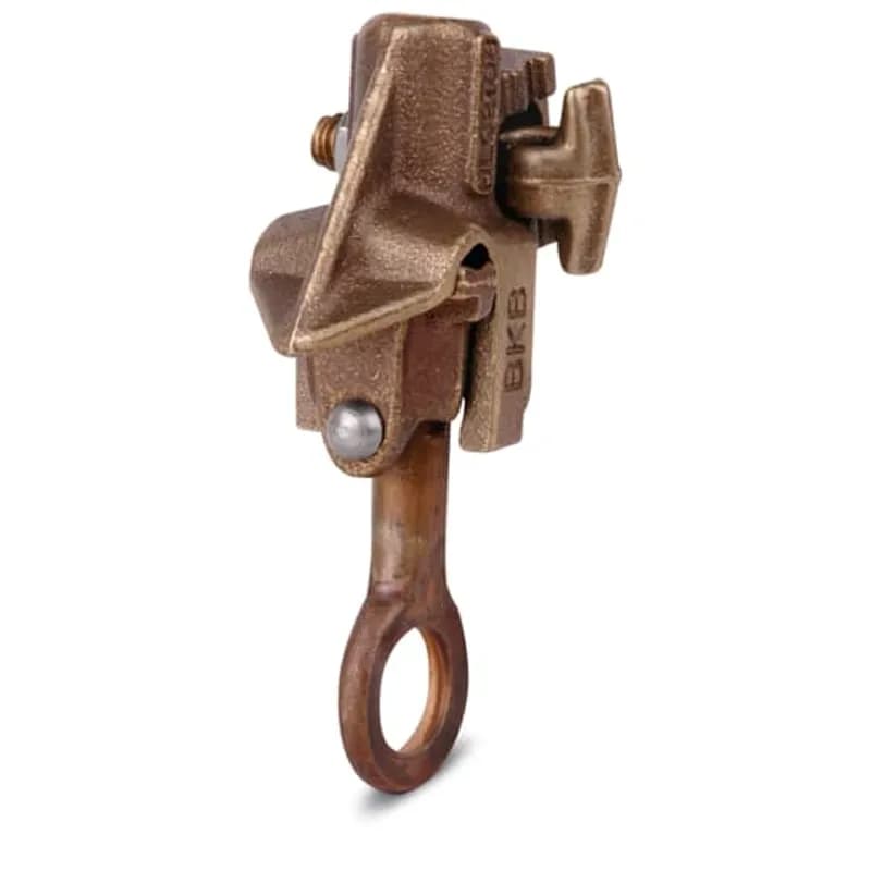 ABB - Installation Products HLC3974AP9 - Hot line clamp, Aluminum, Tin Plated, Contax filled, Front Tap, 11/16 Nut, Conductor Range Main 400 kcmil Stranded - 6 Solid, 185-16 sqmm, TAP 4/0 Stranded - 6 SOL, 95-16 sq mm Main 397.5 - 6 ACSR, TAP 3/0 - 6 ACSR