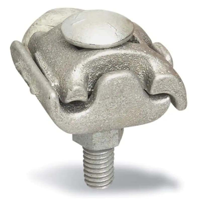 ABB - Installation Products PAA339 - Aluminum Type PAA - One Bolt Aluminum Parallel Groove Clamp for Wire Range Main: 2-6 ASCR 1/0 Str.-6 Sol. AL/CU, Tap: 2-6 ASCR 1/0 Str.-6 Sol. ALCU