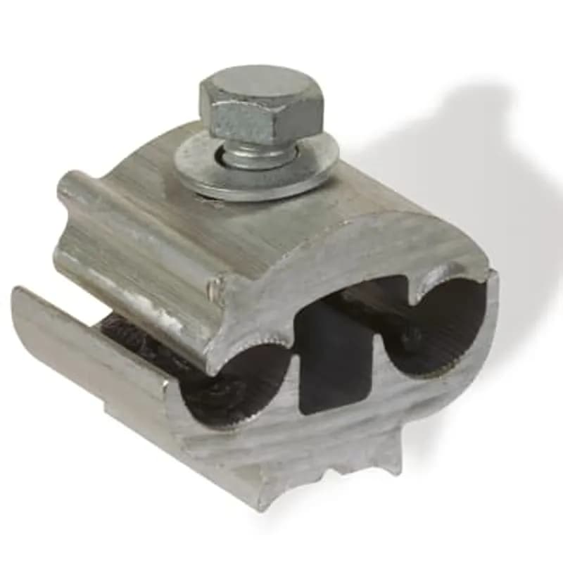 ABB - Installation Products PAE4141-79 - Parallel Groove Clamp, Aluminum Hardware, Pre-filled with Contax Inhibitor, Conductor Range 4/0 ACSR - 2 Solid 4-6 AR, TAP 4/0 ACSR - 2 Solid 4 - 6 AR