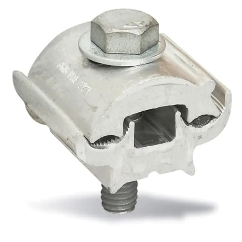 ABB - Installation Products PAE3931-9-2 - Aluminum Type PAE - Parallel Groove Clamp, Extruded Type for Wire Range Main: 397.5 ACSR-3/0 str, 2/0-6 AR Tap: 3/0 ACSR-2 str, 6 AR
