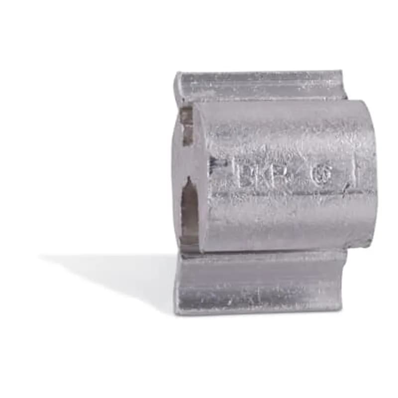 ABB - Installation Products WR9 - Aluminum Wide Range H-Type Compression Connector Main: 3-6 ACSR, 2-6 Str., 1-4 Sol.,Tap: 8-14 Str., 8-14 Sol., Die: 5/8 OR BG. 13/16 inch.