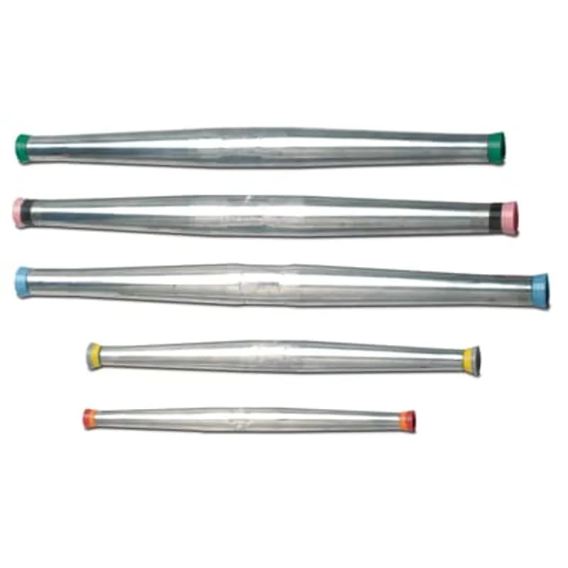 ABB - Installation Products ATS42 - Autoset Automatic Tension Splice for Wire Range: 4 6/1, 7/1, 2 6/1, 7/1 ASCR, 4-2 AAAC, 4-2 AAC, Aluminum, Color Code 4 - Orange, 2 - Red