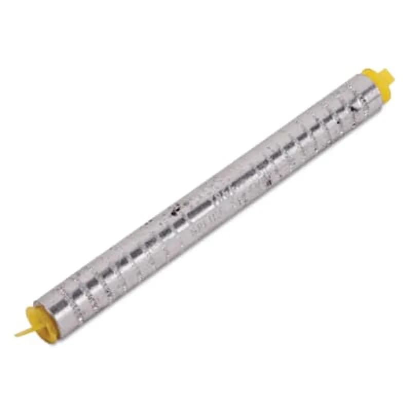 ABB - Installation Products TR65 - Aluminum Service Entrance Compression Splice for Wire Range 1 ASCR, 1/0 Stranded AWG, Yellow Cap, Installing Dies: 5/8, PEACH, G, TU. Oxide Inhibitor. Aluminum Compression Splicing Sleeve for Triplex Neutral. Length 6 inch, Diameter 5/8 inch. Dual Rated for Aluminum and Copper Conductors