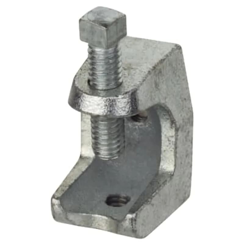ABB - Installation Products Z500-25 - Clamp, Beam, Length 1-1/4 Inch, Width 1 Inch, Jaw Opening 1-5/16 Inch, 1/4 Inch - 20 Threaded Opening, Malleable Iron, Pack of 25