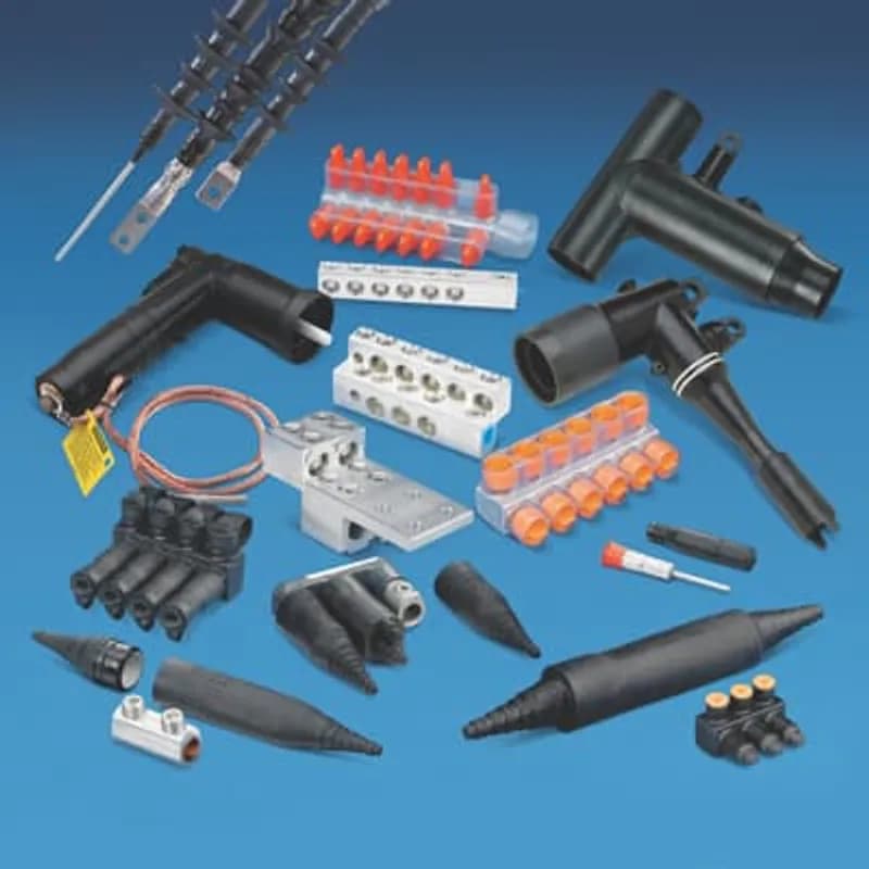 ABB - Installation Products A58 - Stud Mount Transformer Connector Adapter - for Stud Thread 5/8-11, Flat Sided. Set Screws in SCU connector are tightened down on Flat side of Adapter to keep it in place.