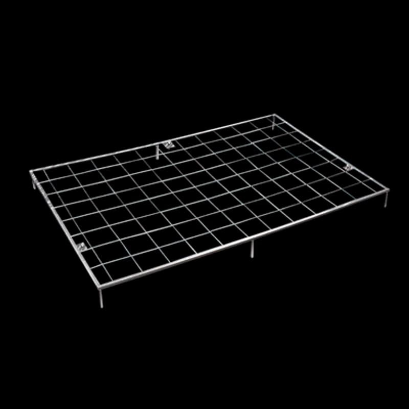 ABB - Installation Products 64663 - 4 ft. x 6 ft. hot dip galvanized. Mat is made from 6 in. x 6 in. welded mesh. 1⁄4 in. Diameter rod. With hardware 3 1⁄2" x 1⁄2" galvanized bolts, 3 galvanized washers and 3 galvanized nuts.
