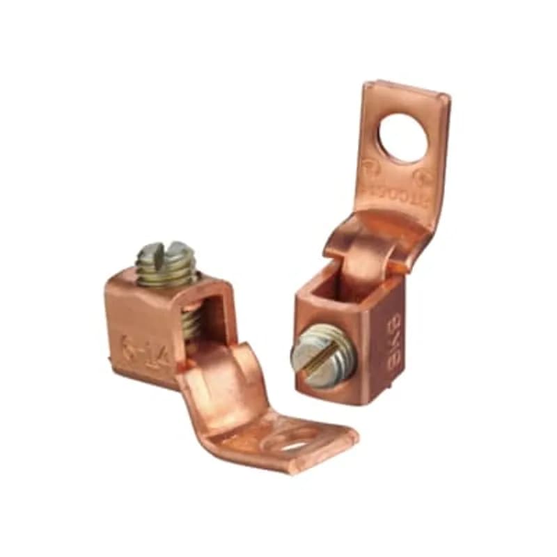 ABB - Installation Products BTC0614-B2-5 - Type BTC,Copper,single conductor,one hole mount (offset tang), for conductor range 14 AWG-6 Str.