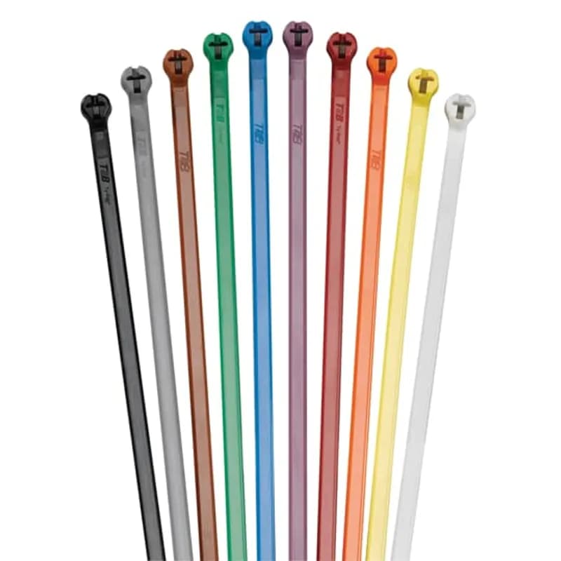 Cable Tie Deltec 1/2 Inch (12.7mm) x 18 Inch (457.2mm) Double-Locking Head, Minimum Tensile Strength 250 Pounds (1112 Newtons)