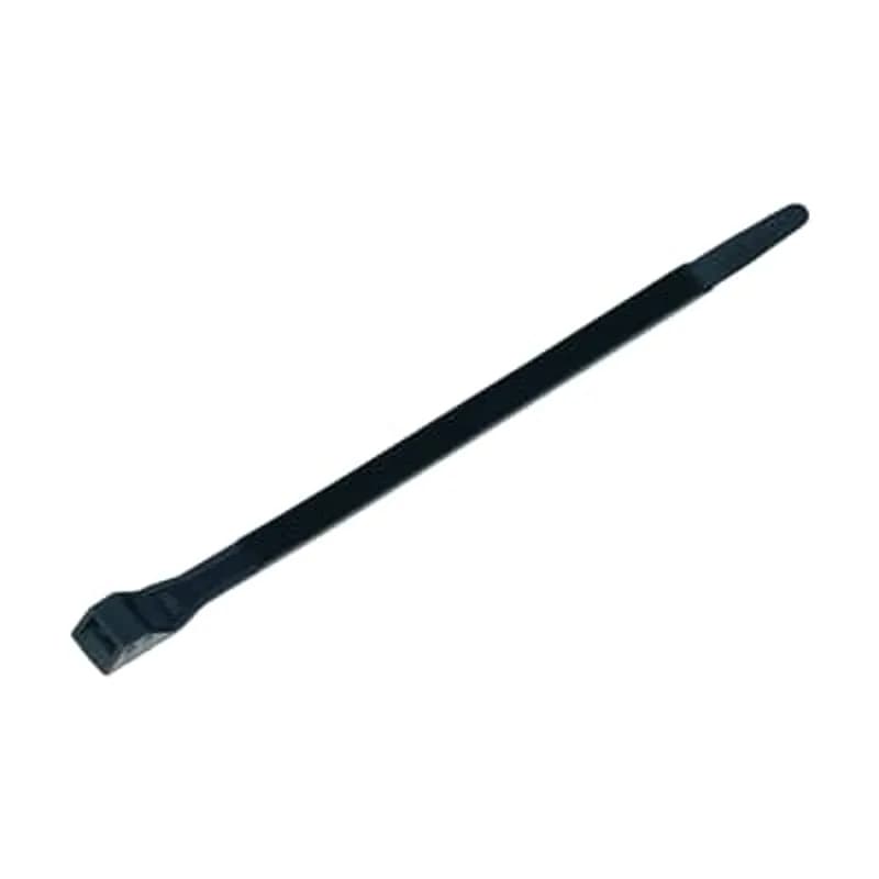 ABB - Installation Products CTP-9-360-0-C - Heavy Duty Cable Tie, Black Polyamide 12 for Temperatures up to 90 Degrees Celsius (194 F), Double Locking Head, Length of 360mm (14.173 Inches), Width of 9mm (0.354 Inch), Thickness of 2.0mm (0.079 Inch), Tensile Strength Rating of 510 Newtons (114.65 Pounds)